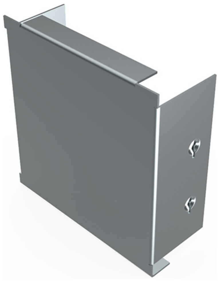 UNITRUNK BE22 50x50MM GALVANISED STOP END