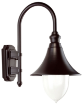 Ansell Lampara 100w E27 Wall Lantern - Black