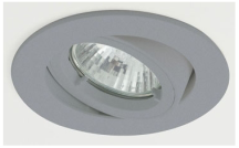 Ansell Twistlock 35w IP44 Gimball Downlight - Silver Grey