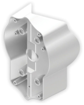 Ansell Latina Wall Lantern Corner Bracket - White