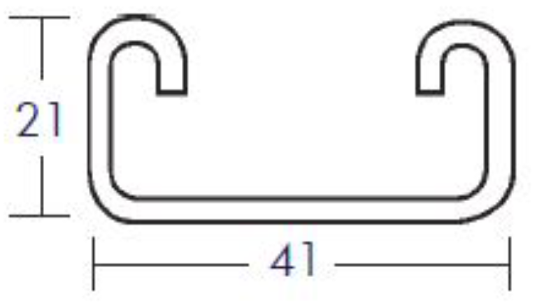 UNITRUNK 41X21 PLAIN