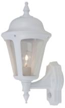 Ansell Latina IP65 42w Polycarbonate PIR Lantern - White