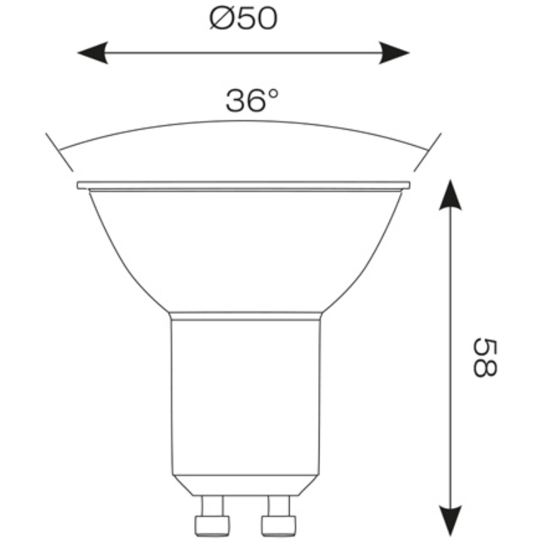 GU10LED TW LAMP GU10 4.9