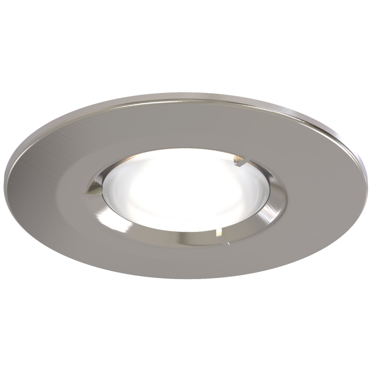 ANSELL AEFRD/SC EDGE GU10 FIXED FIRE RATED DOWNLIGHT | BRUSHED CHROME