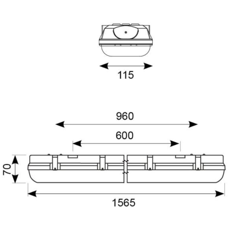 LUMINAIRE 61W