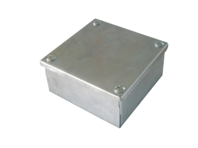 GREENBROOK 442GK GALVANISED STEEL ADAPTABLE BOX WITH KNOCKOUTS | 100MM x 100MM x 50MM