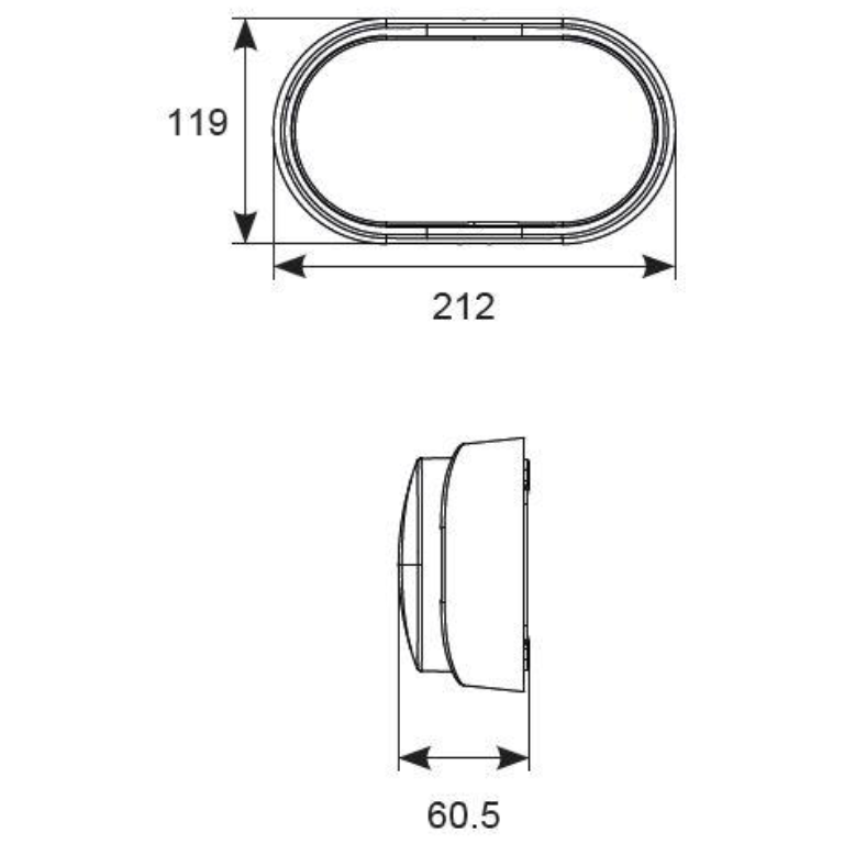 OB BULKHEAD LED 14W