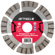 Armeg 125mm x 22.2mm Diamond Chasing Blades (Twin Pack)