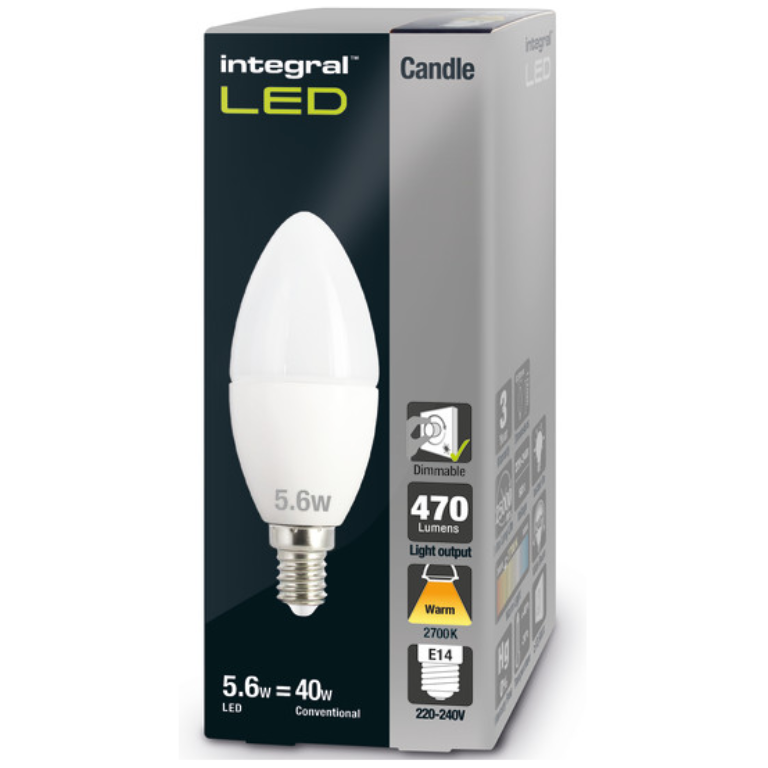 CANDLE SES Dimmable Frosted 40W