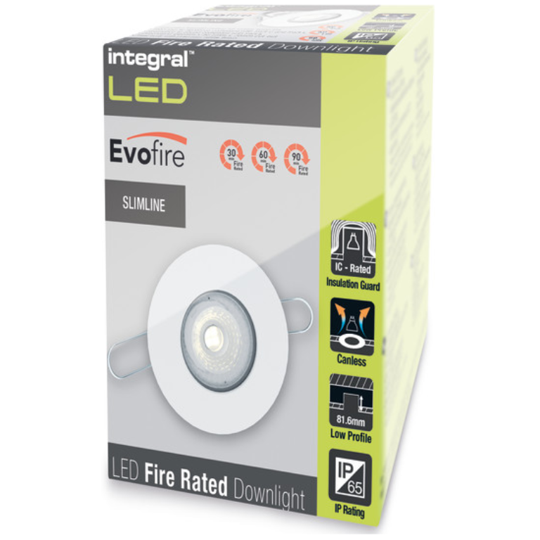 EVOFIRE Frosted IP65 White