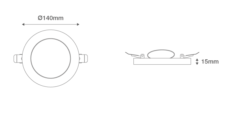 ADAPTABLE DOWNLIGHT 6W WHITE