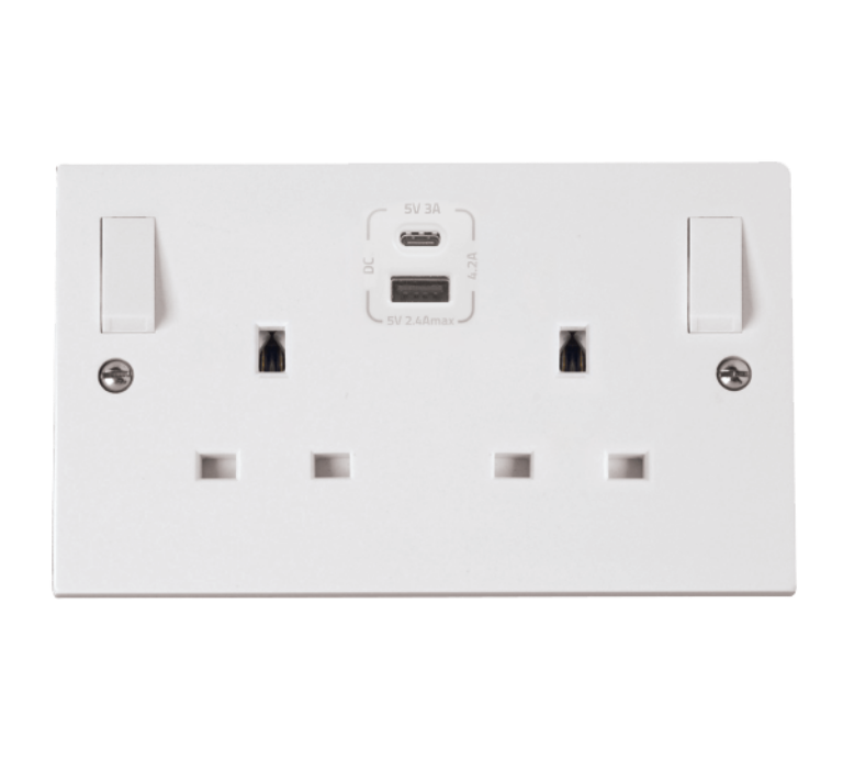 POLAR 2G SOCKET WITH TYPE A&C USB