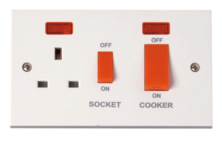 CCU 13A SOCKET+NEON45A W