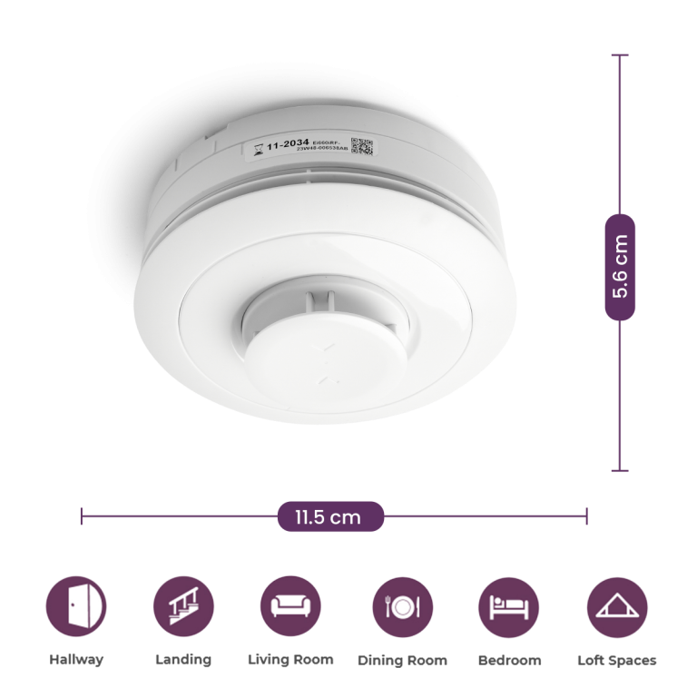 Aico EI660IRF RadioLINK+ Multi-Sensor Fire Alarm 10 year battery