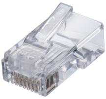 Ideal RJ45 CAT5e Feed-Thru Modular Plugs (Pack of 25)