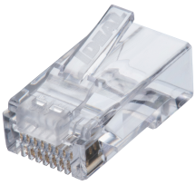 Ideal RJ45 CAT6 Feed-Thru Modular Plugs (Pack of 25)