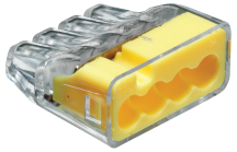 Ideal 32A 4 Way Push In Connector Yellow (Pack of 100)