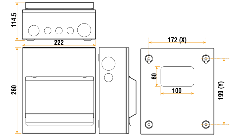 ELUCIAN CUEB8MS6 6 USABLE WAY 100A MAIN SWITCH CONSUMER UNIT WITH SPD