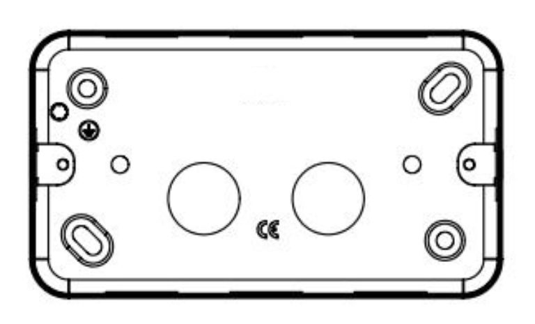 MLA M8900 2G METAL CLAD SURFACE BACK BOX