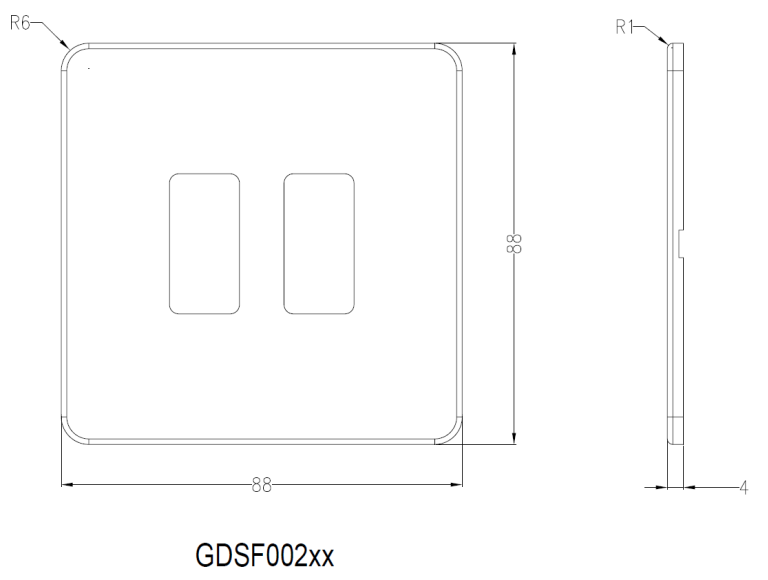 K BRIDGE GDSF002MW FACEP