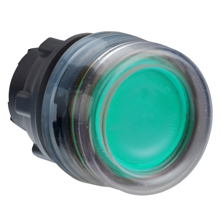 Illuminated Pushbutton LED Green