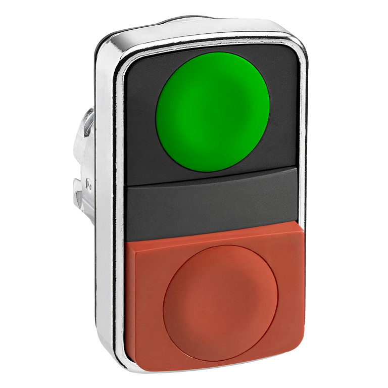 Double Pushbutton Green/Red