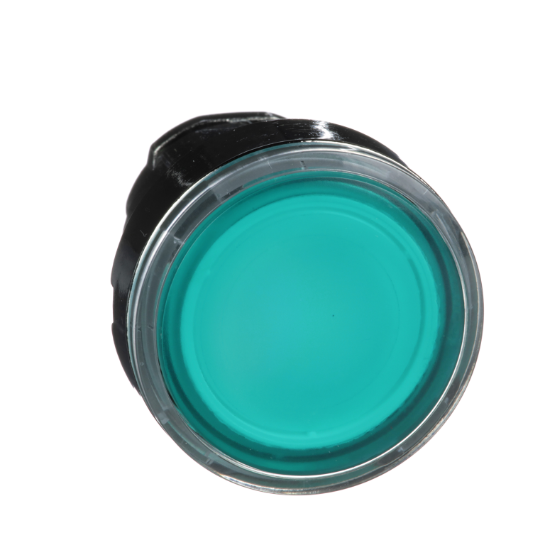 Illuminated Pushbutton Head LED Green