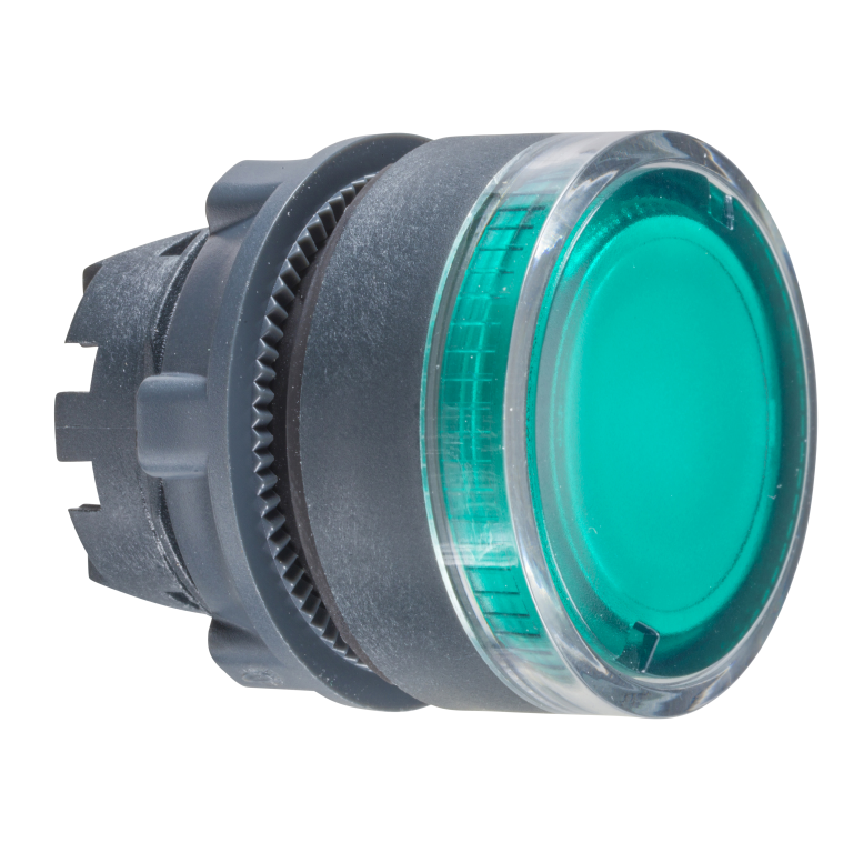 Illuminated Pushbutton LED Green