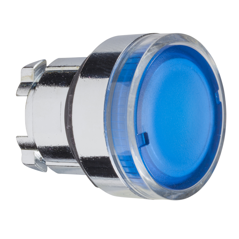 Illuminated Pushbutton Head Blue