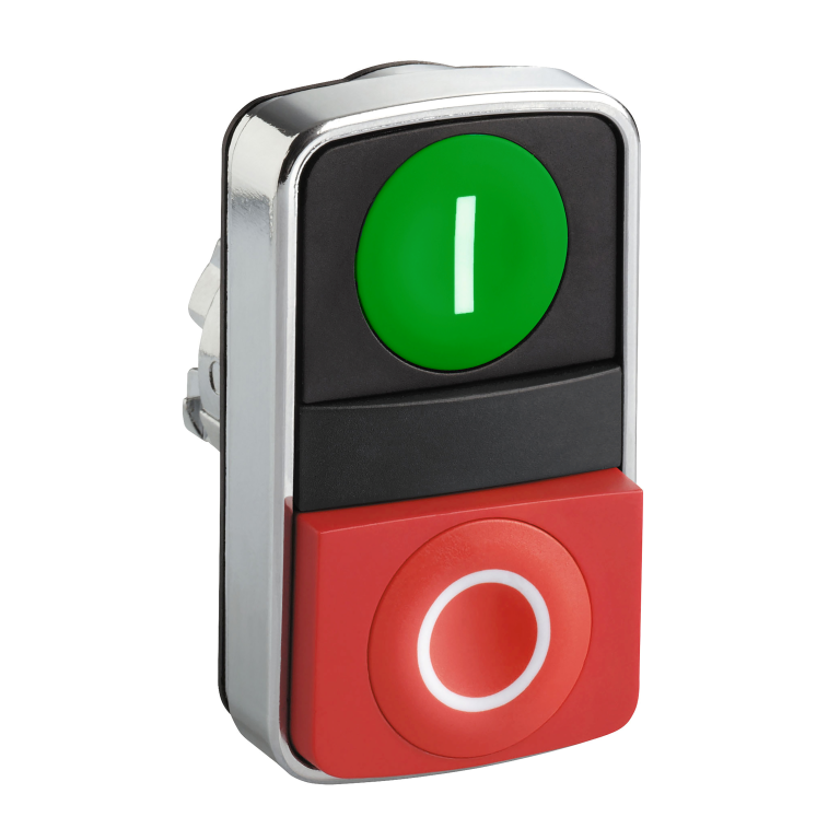 Double Pushbutton Green/Red