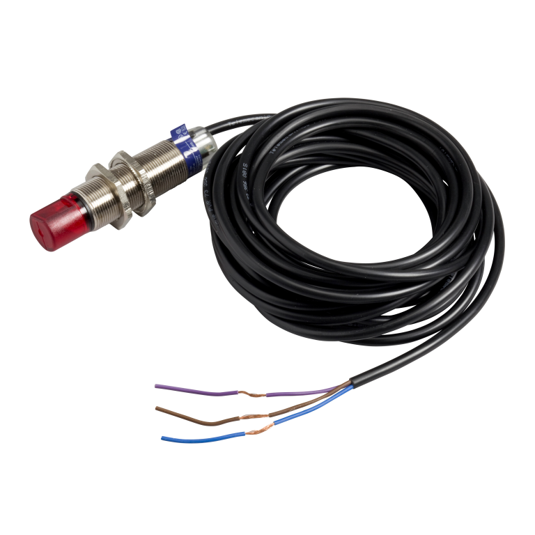 Photoelectric Sensor Reflex Sn2m Ø18mm PNP NO Pre-Cabled 2m