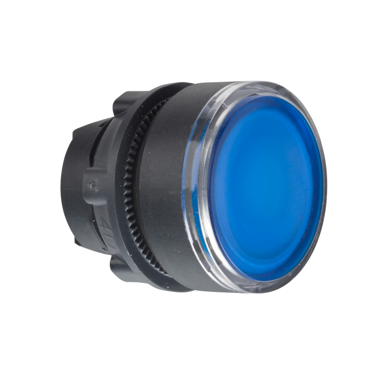 Illuminated Pushbutton LED Blue