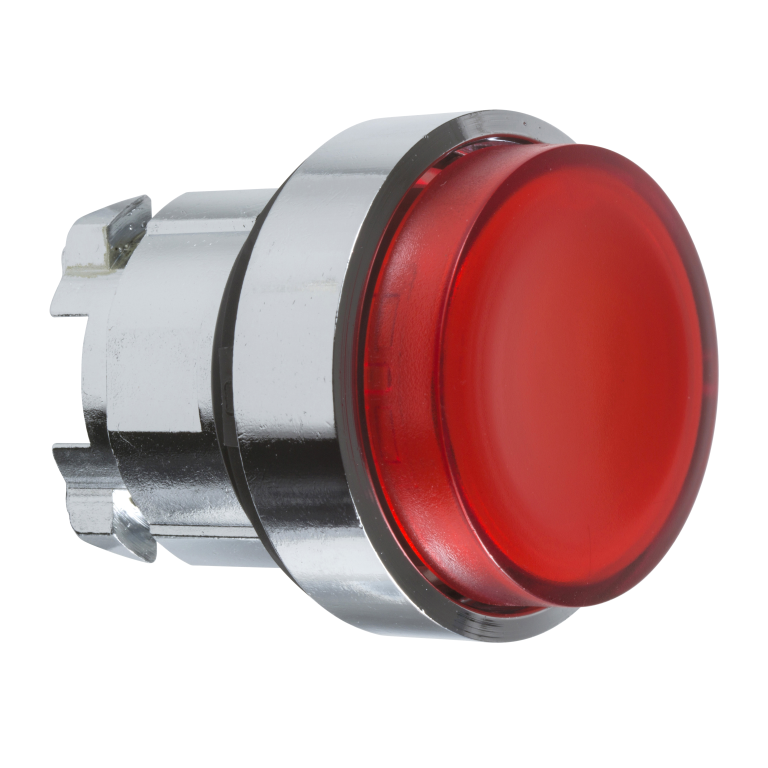 Illuminated Pushbutton Head LED Red