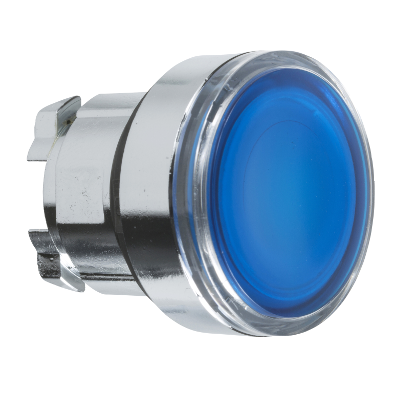 Illuminated Pushbutton Head LED Blue