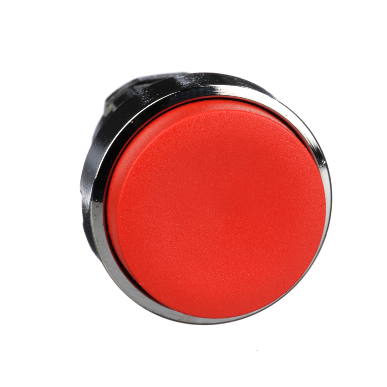 Pushbutton Head Projecting Red