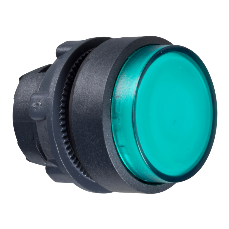 Illuminated Pushbutton LED Green