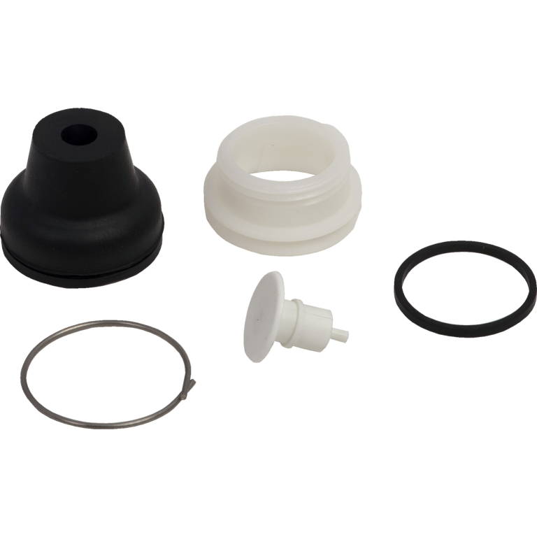 Pushbutton Head Booted White Insert 16mm