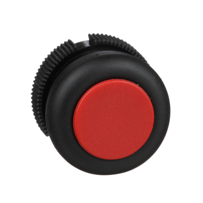 Pushbutton Head Red Booted