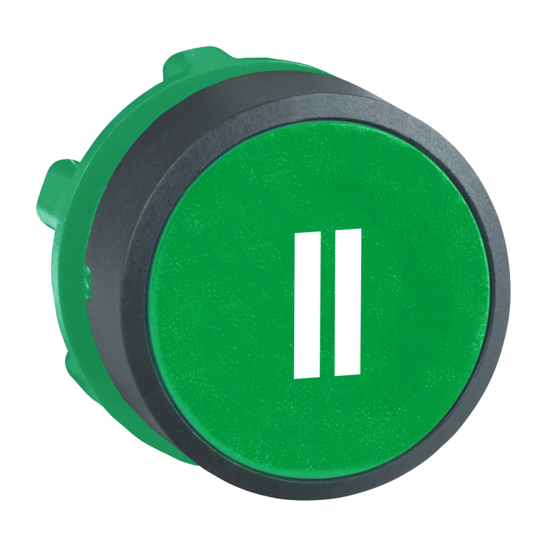 Pushbutton Head Green "II"