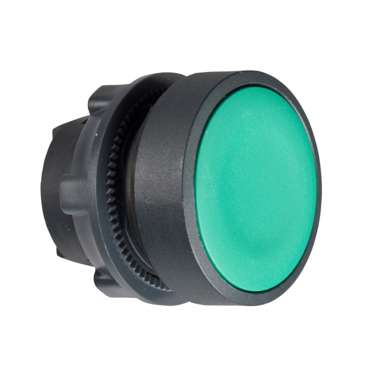 Pushbutton Latching Green