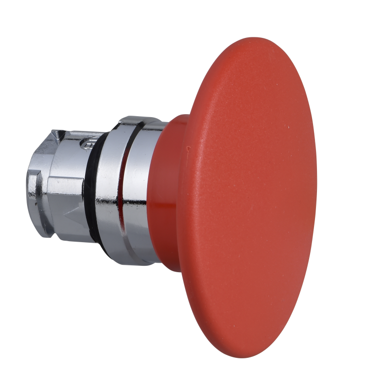 Mushroom Pushbutton Head Red