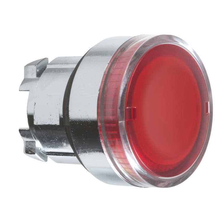 Illuminated Pushbutton Head Red