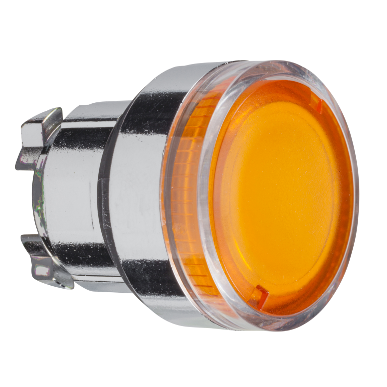 Illuminated Pushbutton Head Orange