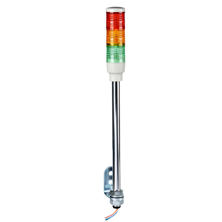 Beacon Red/Orange/Green LED Pole Mounted Pre-wired 24V AC/DC