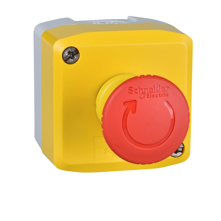 Yellow Complete Emergency Stop Control Station