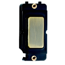 Grid-IT Blank Module Antique Brass/Black