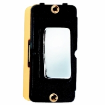 Grid-IT 20AX Intermediate Rocker Module Bright Chrome/Black