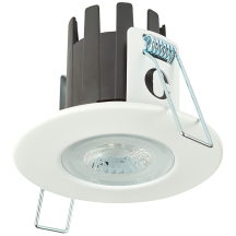 Collingwood H2 Lite 4.3W LED Fire Rated Dimmable Downlight Matt White 3000K