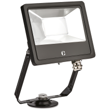 Collingwood 20W LED Tri-Colour Floodlight Black