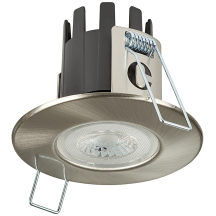 Collingwood H2 Lite 4.3W LED Fire Rated Dimmable Downlight Brushed Steel 3000K